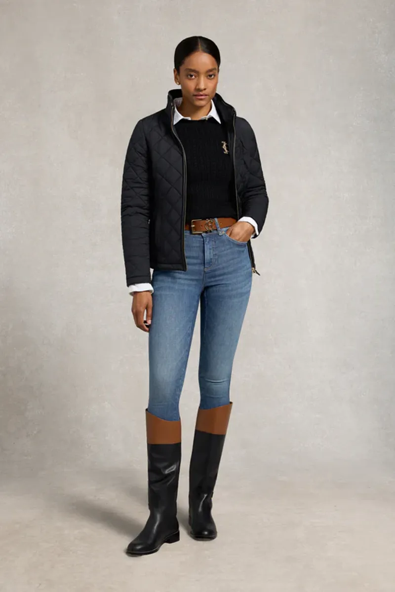 Holland Cooper Princeton Crew Neck Knit Black-5