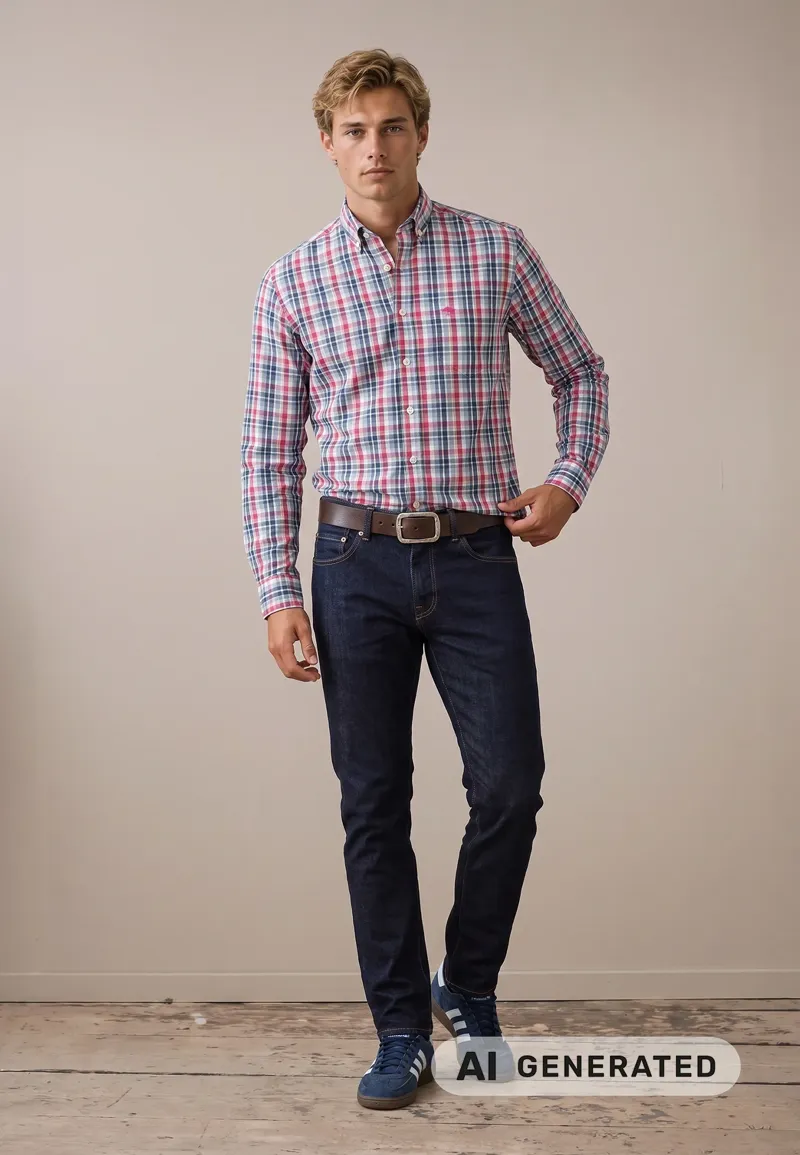 Fynch-Hatton Shirt Multicolour Check-4