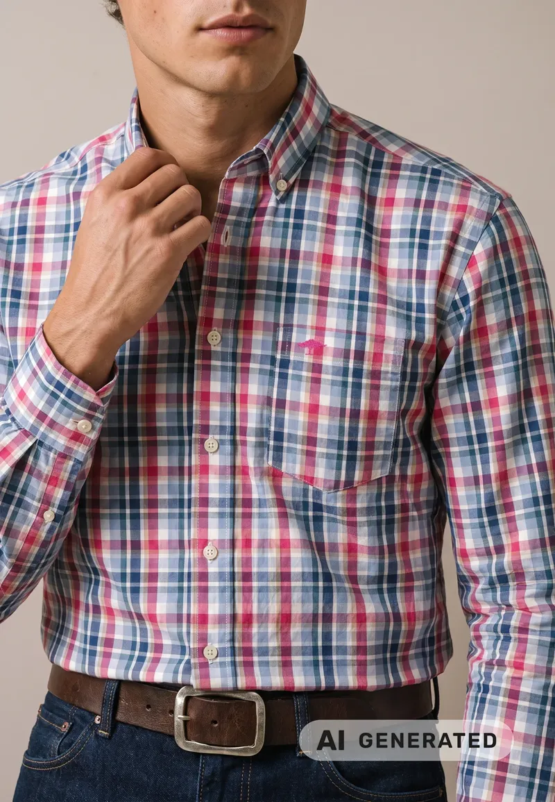 Fynch-Hatton Shirt Multicolour Check-3