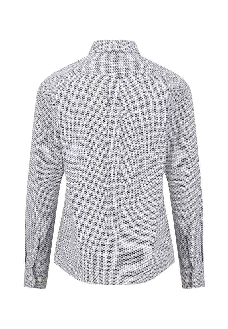 Fynch-Hatton Graphic Flower Cotton Shirt in Floral-1