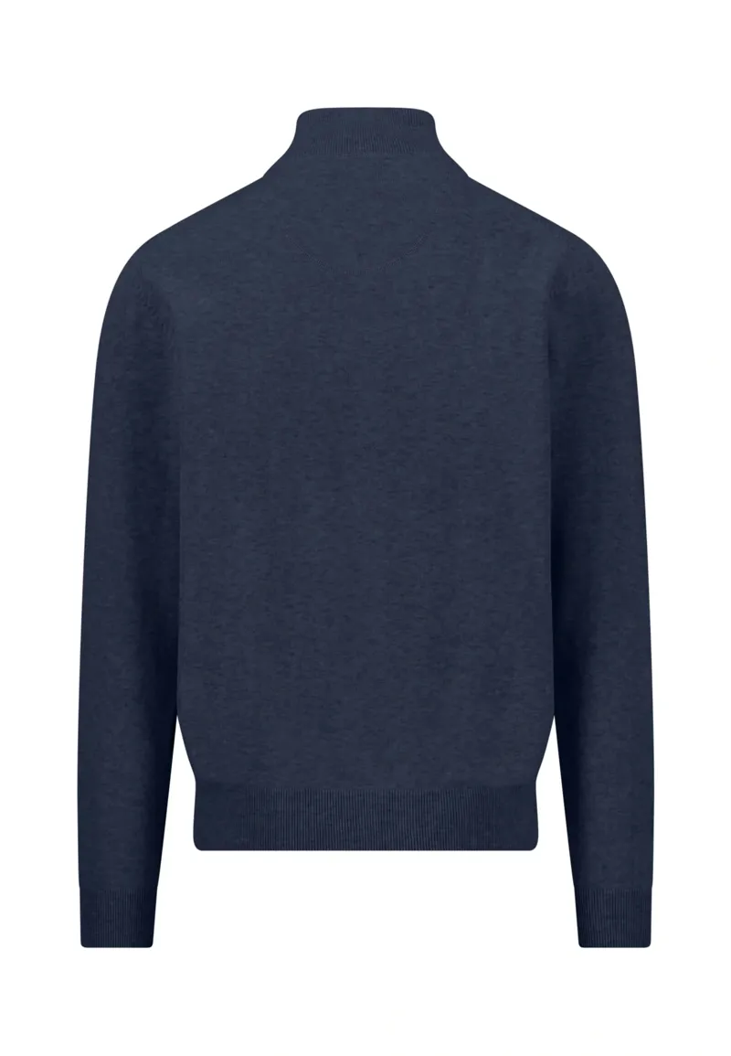 Fynch-Hatton Troyer Zip Superfine in Ink Blue-1
