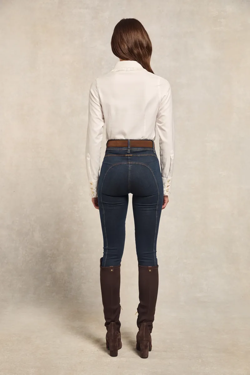 Holland Cooper Rose Shirt White-4