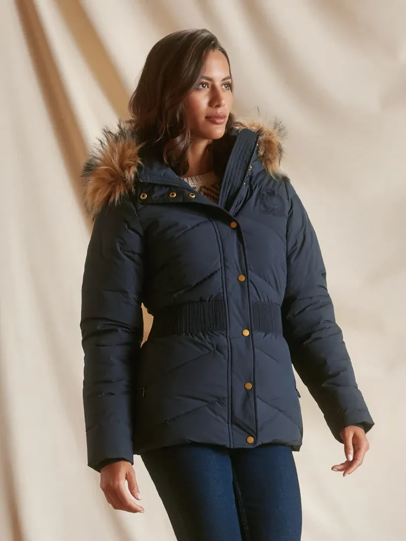 Fairfax and Favor Lexi Padded Jacket Navy-3