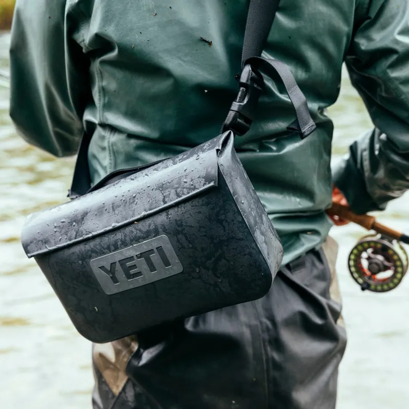 Yeti Sidekick Dry 3L Waterproof Gear Case in Olive/King Crab Orange-4