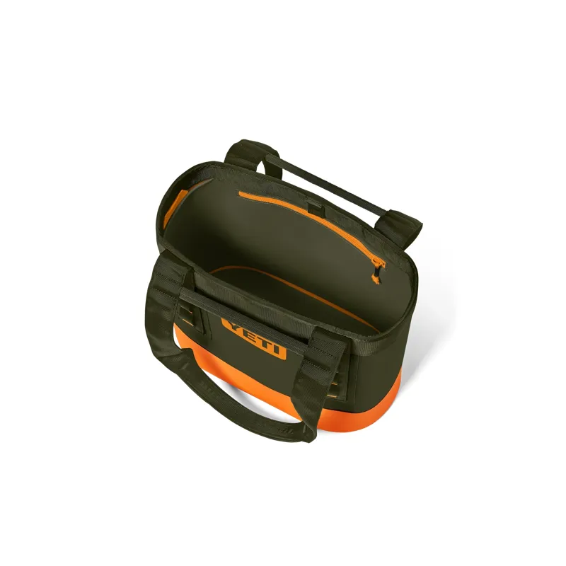 Yeti Camino 20 Carryall Tote Bag Olive/King Crab Orange-2