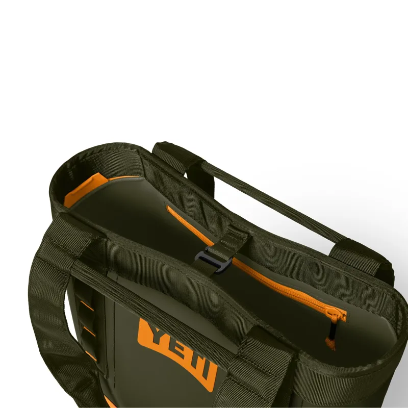 Yeti Camino 20 Carryall Tote Bag Olive/King Crab Orange-5