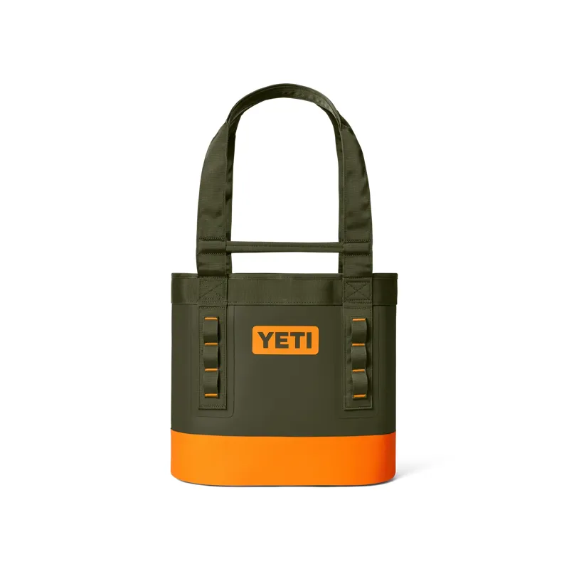 Yeti Camino 20 Carryall Tote Bag Olive/King Crab Orange