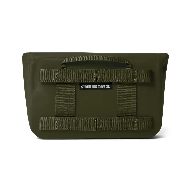 Yeti Sidekick Dry 3L Waterproof Gear Case in Olive/King Crab Orange-1