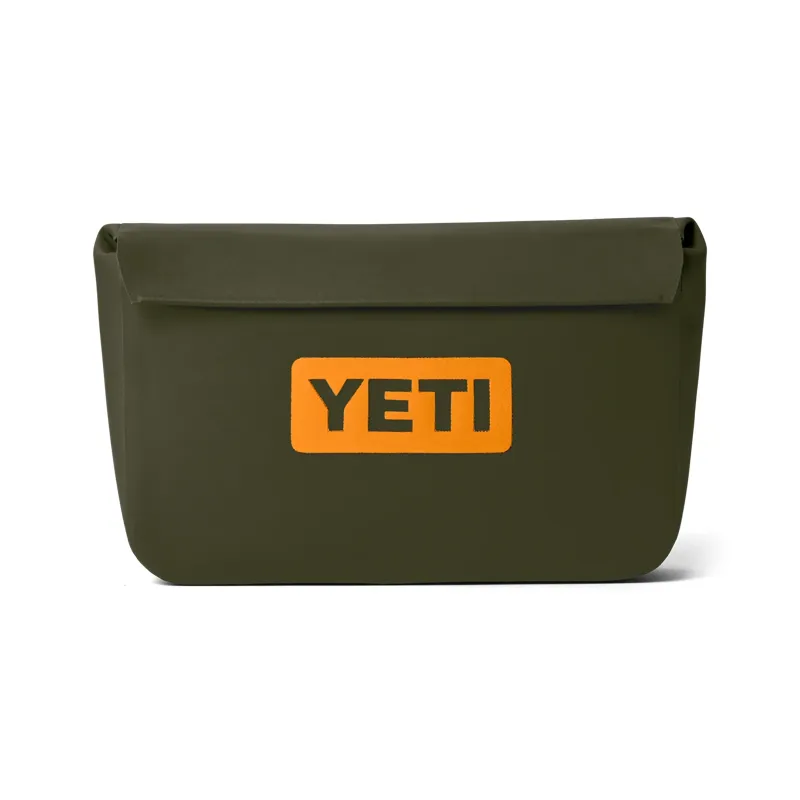 Yeti Sidekick Dry 3L Waterproof Gear Case in Olive/King Crab Orange