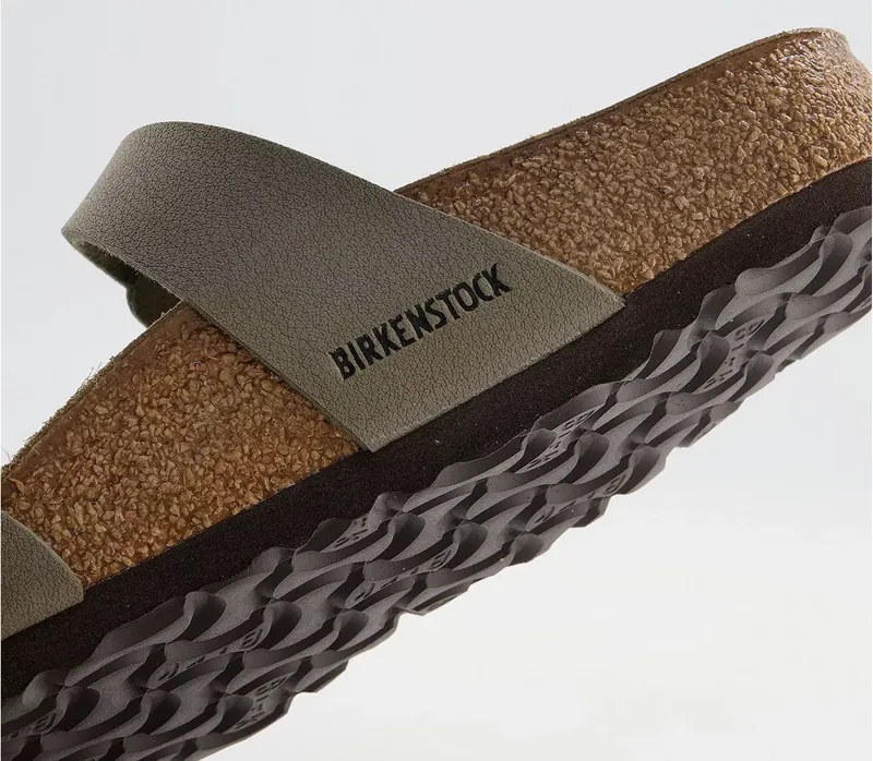 Birkenstock Ladies Mayari Birko Flor Sandals Stone-5