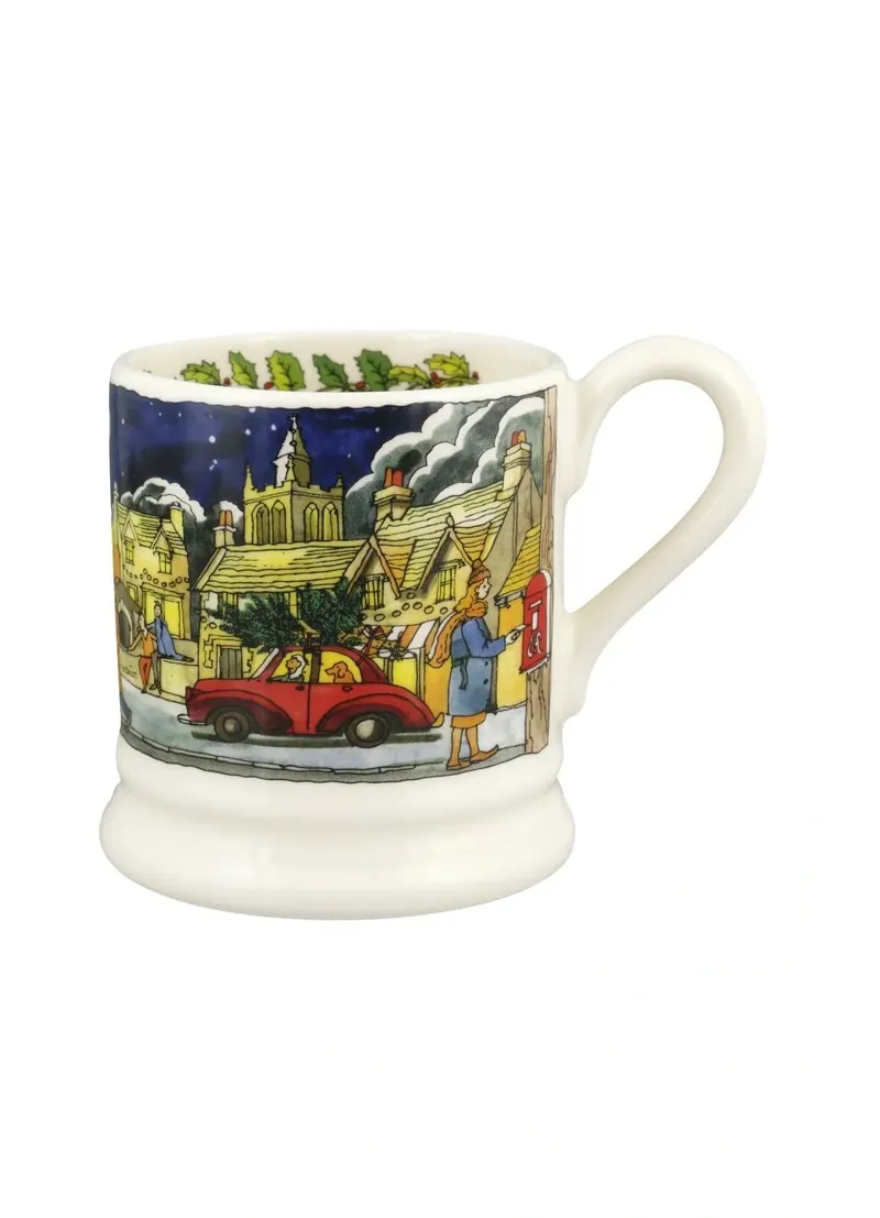 Emma Bridgewater Christmas Town and Country 1/2 Pint Mug-1