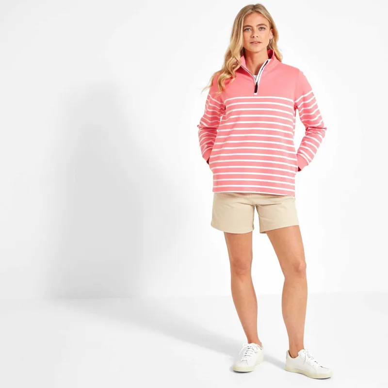 Schoffel Hope Cove Sweatshirt Flamingo-4