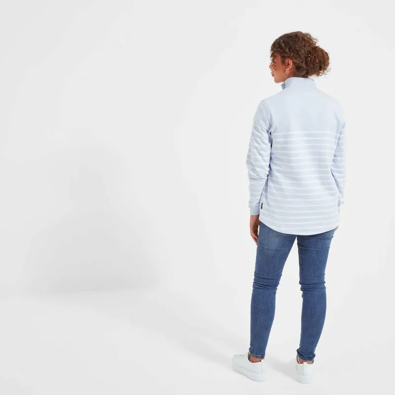 Schoffel Hope Cove Sweatshirt Pale Blue Stripe-3