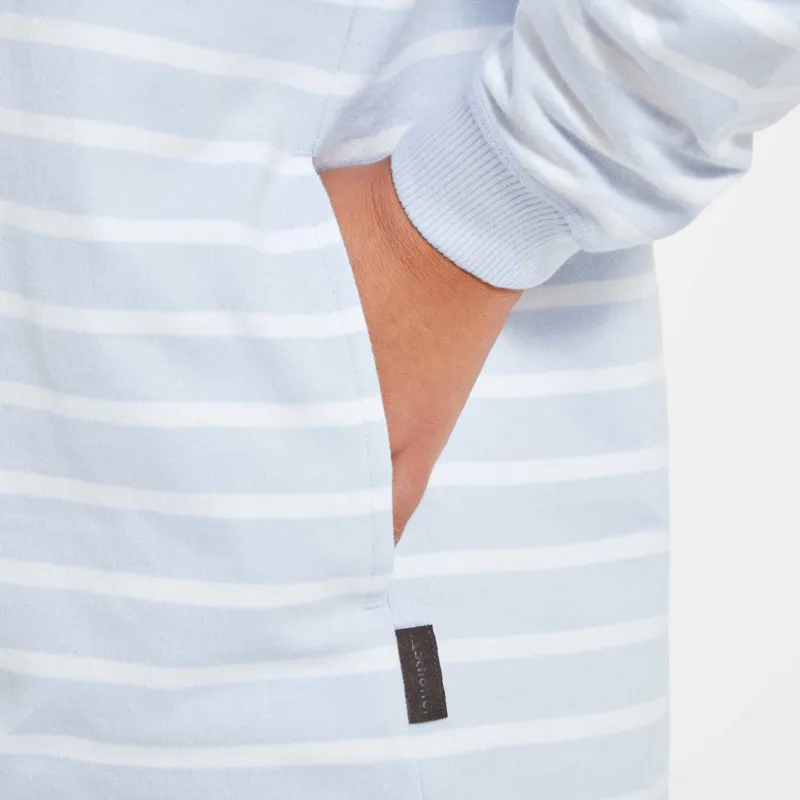 Schoffel Hope Cove Sweatshirt Pale Blue Stripe-2