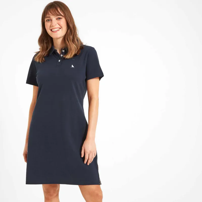 Schoffel St Ives Polo Dress Navy-1