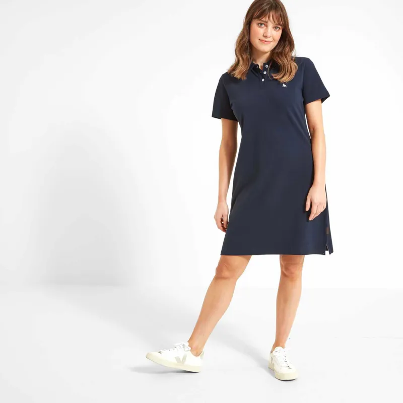 Schoffel St Ives Polo Dress Navy-5