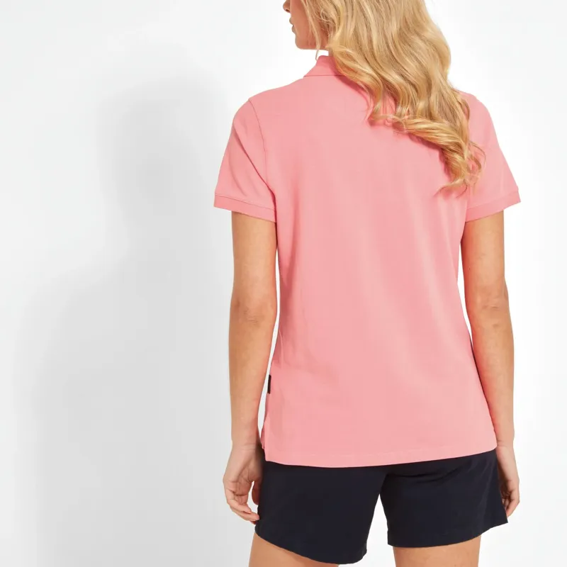 Schoffel St Ives Ladies Polo Shirt Flamingo-2