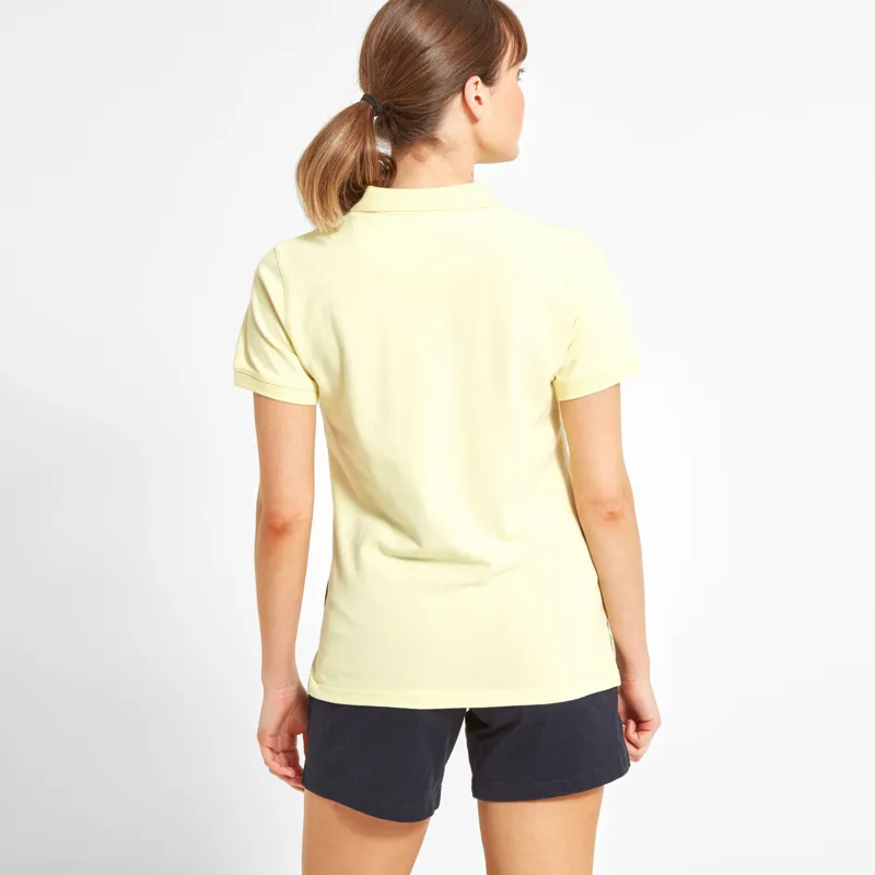 Schoffel St Ives Ladies Polo Shirt Pale Yellow-2