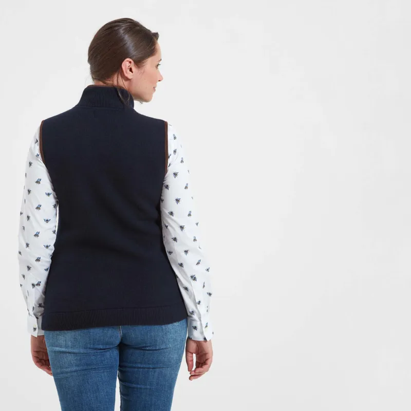 Schoffel Orkney Merino Gilet Navy-3