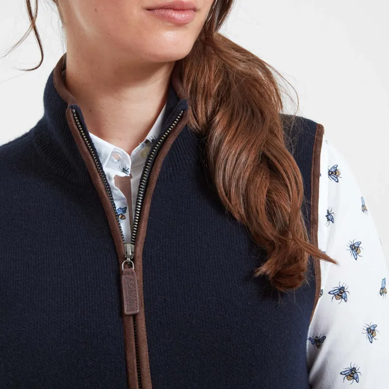 Schoffel Orkney Merino Gilet Navy-4