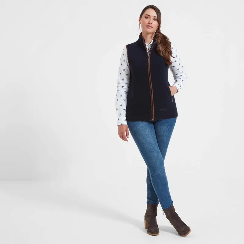 Schoffel Orkney Merino Gilet Navy-2