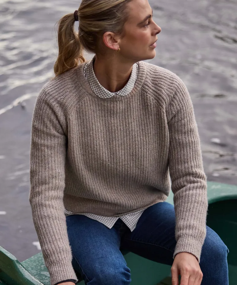 Schoffel Country Balmaha Jumper Women's in Oatmeal-7