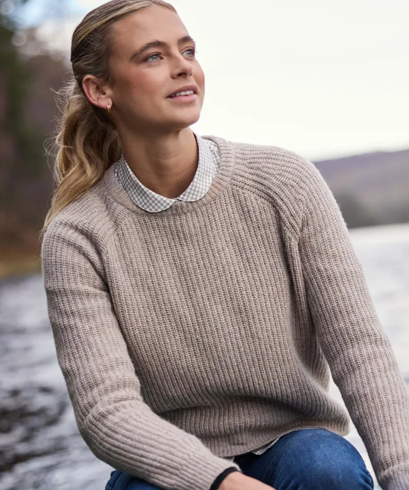 Schoffel Country Balmaha Jumper Women's in Oatmeal-6