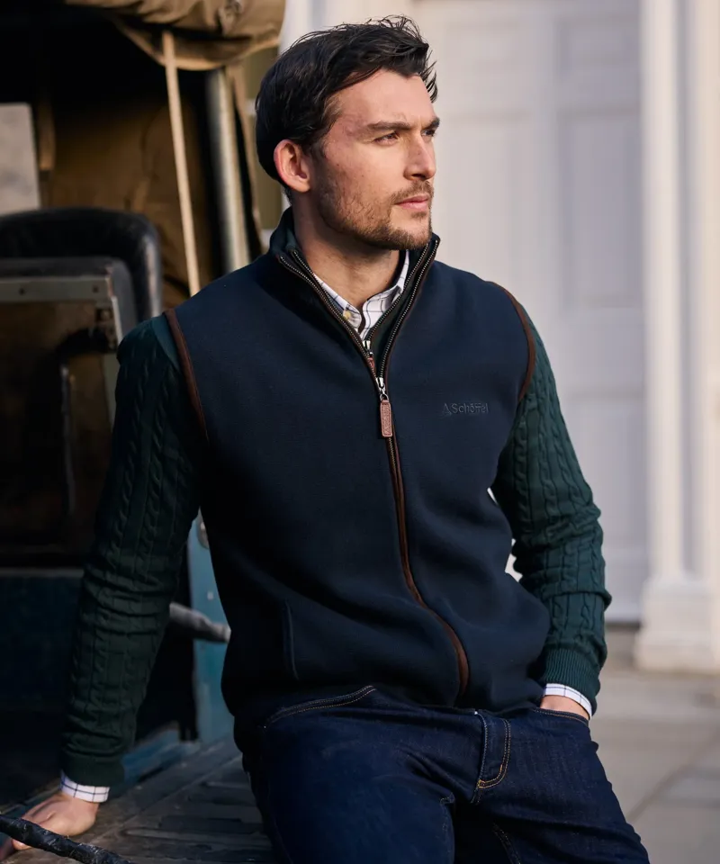 Schoffel Country Marlow Gilet in Navy-1