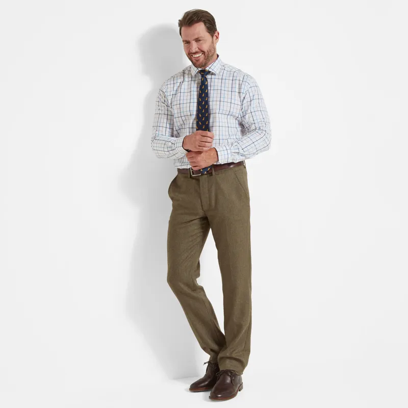 Schoffel Baconsthorpe Tailored Shirt Navy Check-2