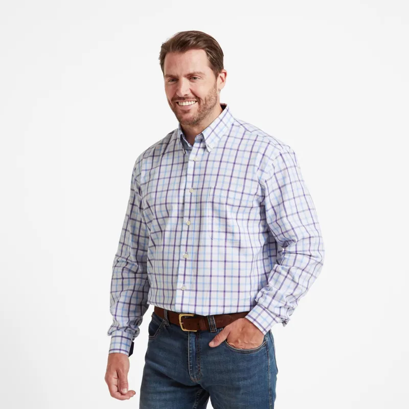 Schoffel Brancaster Classic Shirt Bramble Check-2