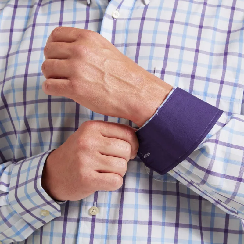 Schoffel Brancaster Classic Shirt Bramble Check-3