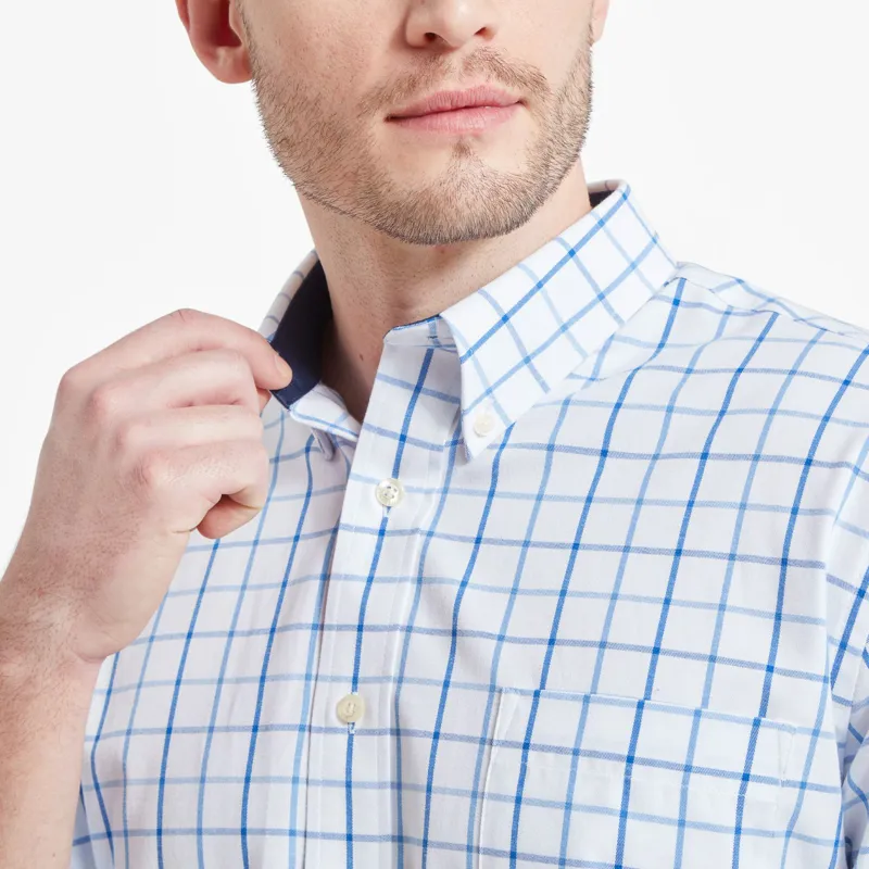Schoffel Brancaster Check Shirt Blue-3