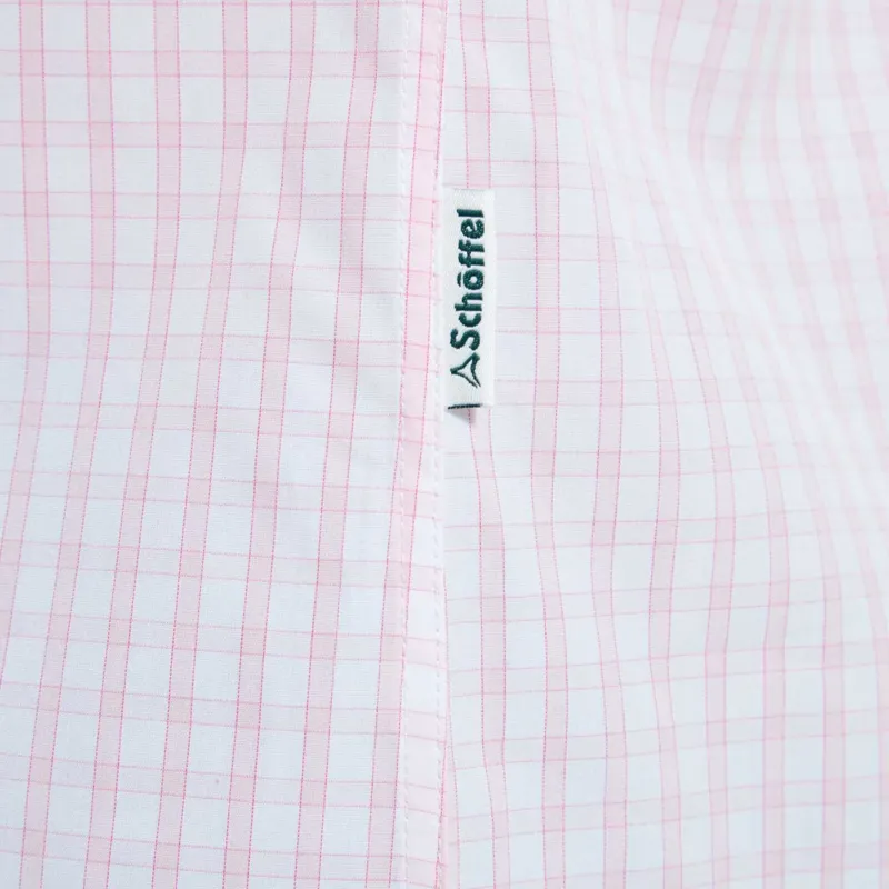 Schoffel Harlyn Tailored Check Shirt Pink-4