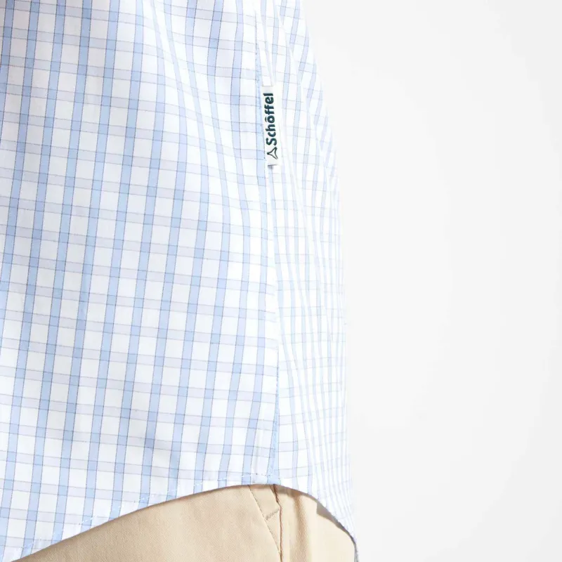 Schoffel Harlyn Tailored Shirt Blue Check-4