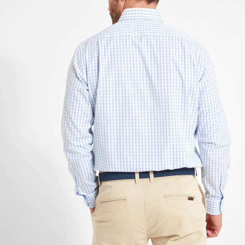 Schoffel Harlyn Tailored Shirt Blue Check-2