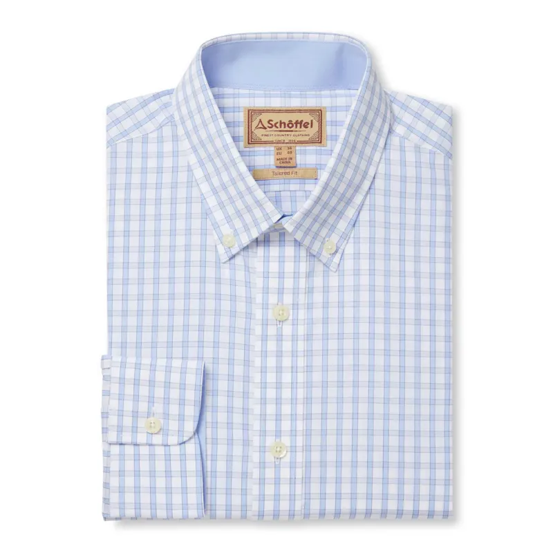 Schoffel Harlyn Tailored Shirt Blue Check