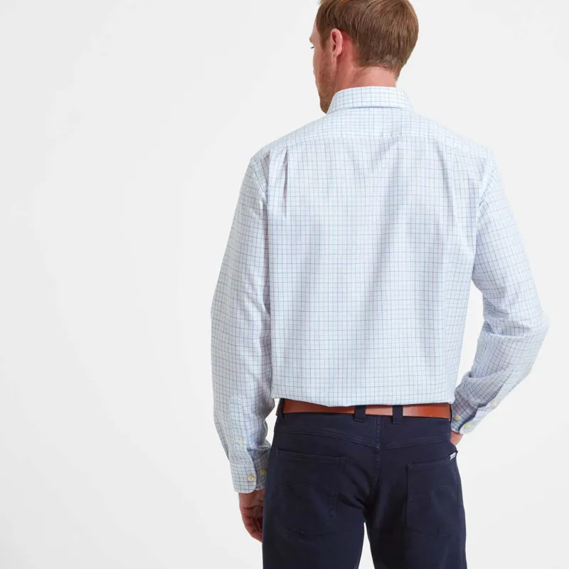 Schoffel Buckden Shirt Light Blue Check-3