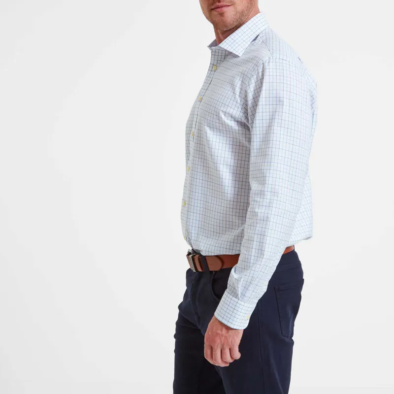 Schoffel Buckden Shirt Light Blue Check-1