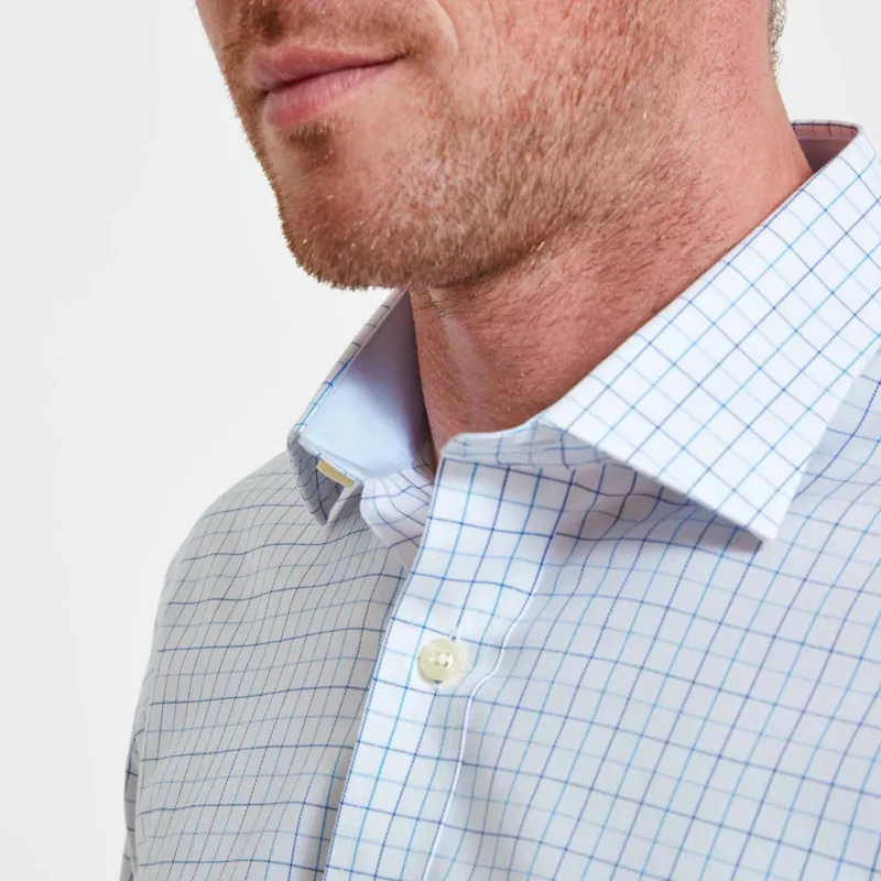 Schoffel Buckden Shirt Light Blue Check-2