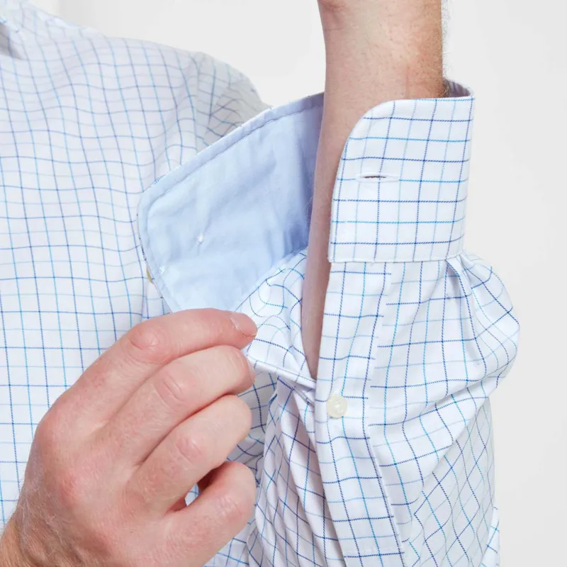 Schoffel Buckden Shirt Light Blue Check-4