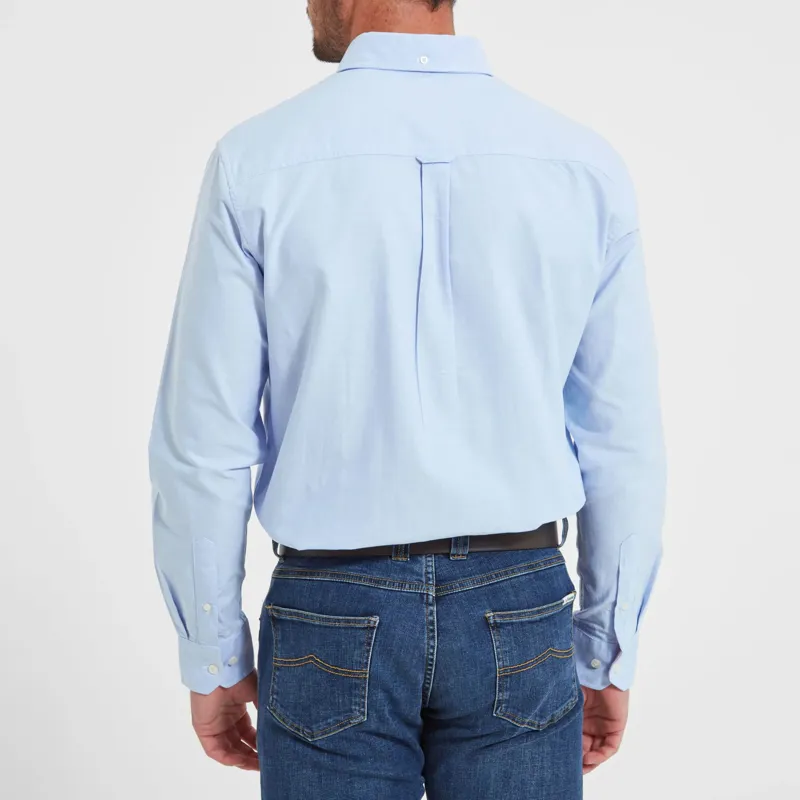 Schoffel Holt Soft Oxford Tailored Shirt Light Blue-3