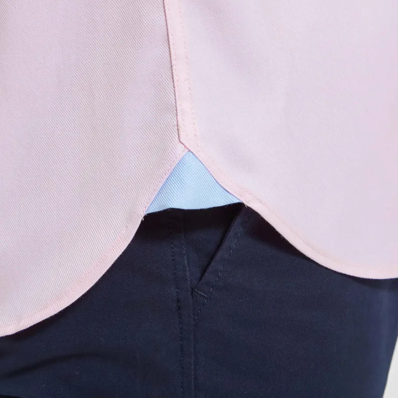 Schoffel Greenwich Tailored Shirt Pale Pink Diagonal-2