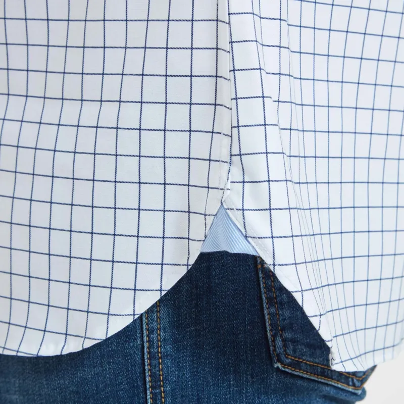 Schoffel Greenwich Tailored Shirt Navy Check-2