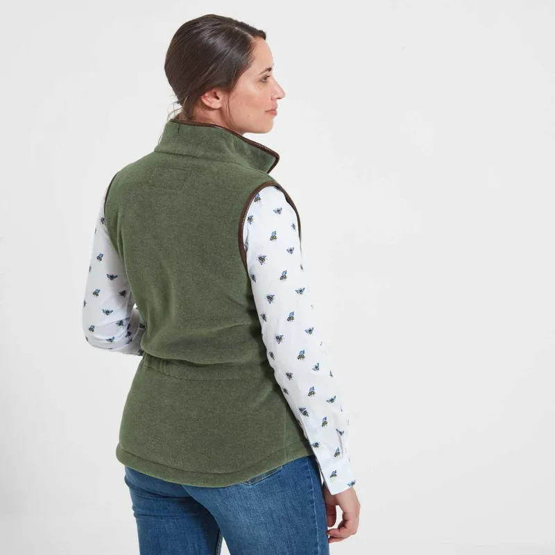 Schoffel Country Lyndon II Fleece Gilet in Cedar Green-3