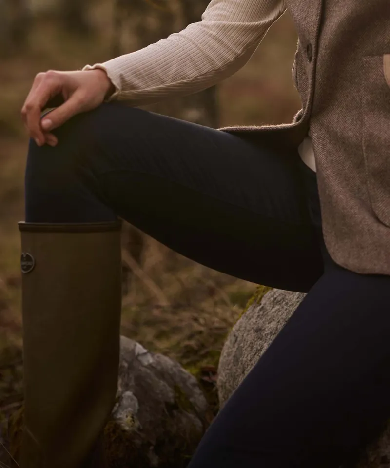 Schoffel Country Poppy Jean in Navy-1