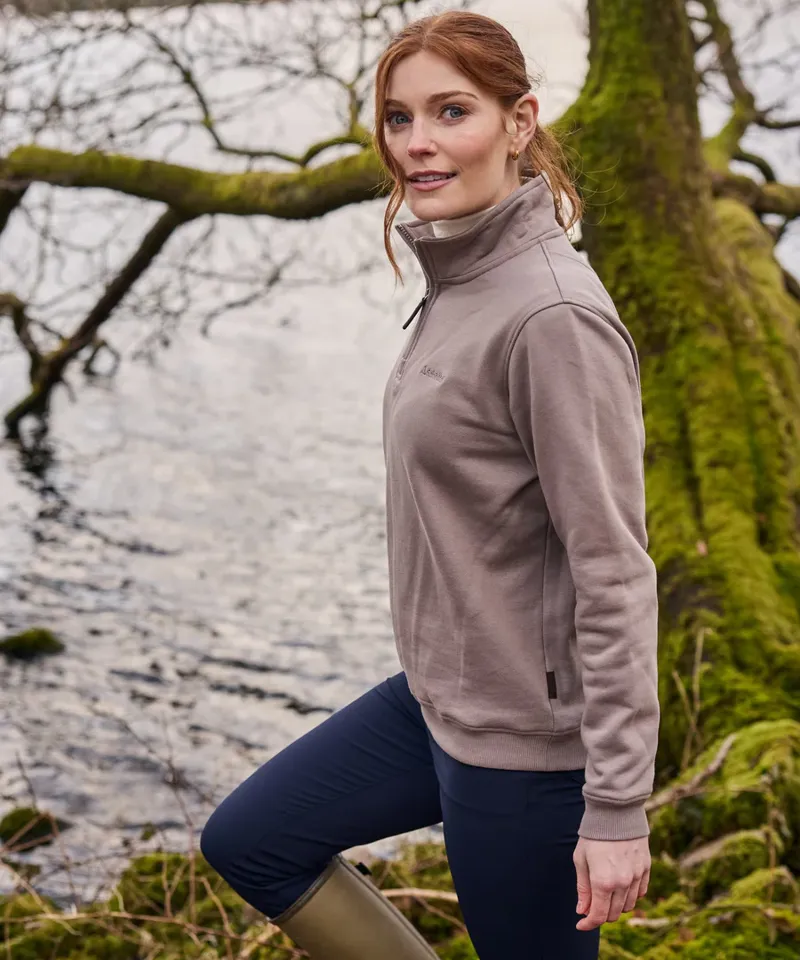 Schoffel Sennen Cove Sweatshirt Mushroom-3