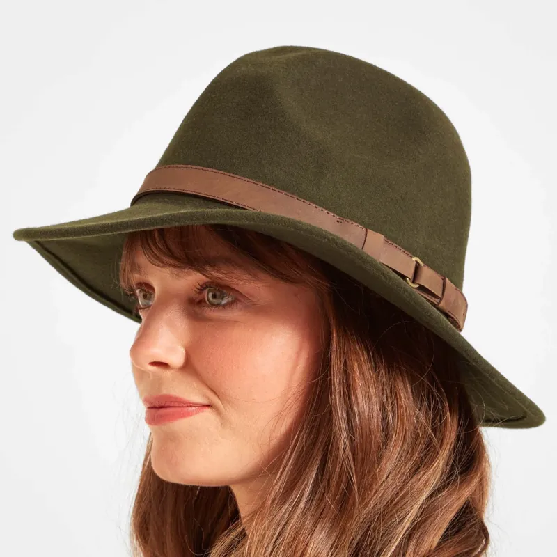 Schoffel Willow Fedora Hat Forest-2