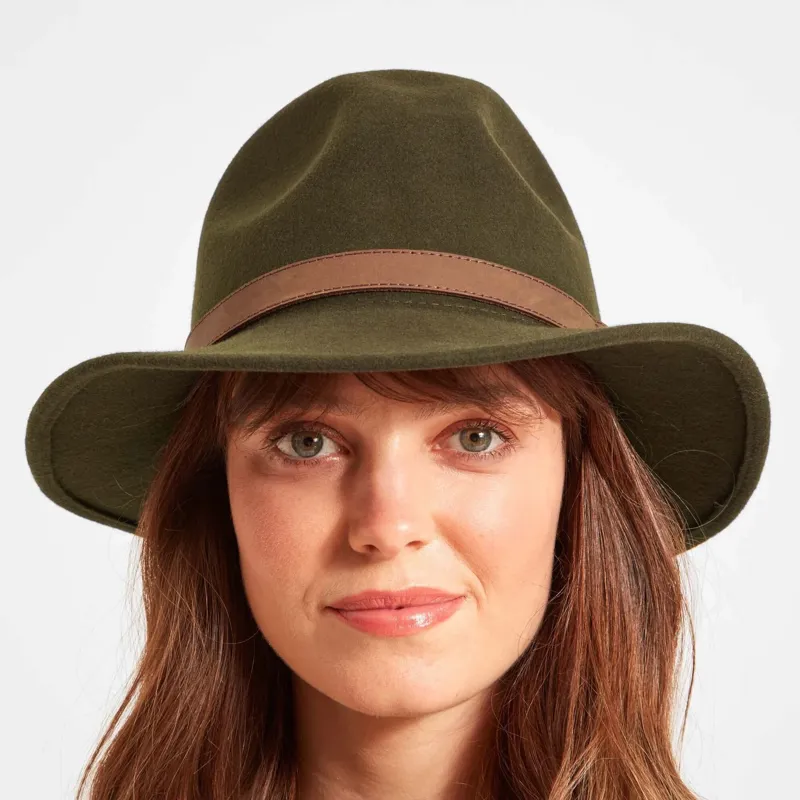 Schoffel Willow Fedora Hat Forest-3