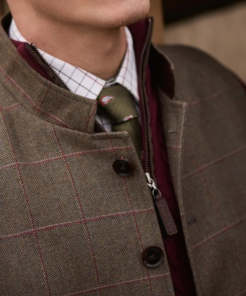 Schoffel Country Holcot Tweed Waistcoat in Lochlane-8