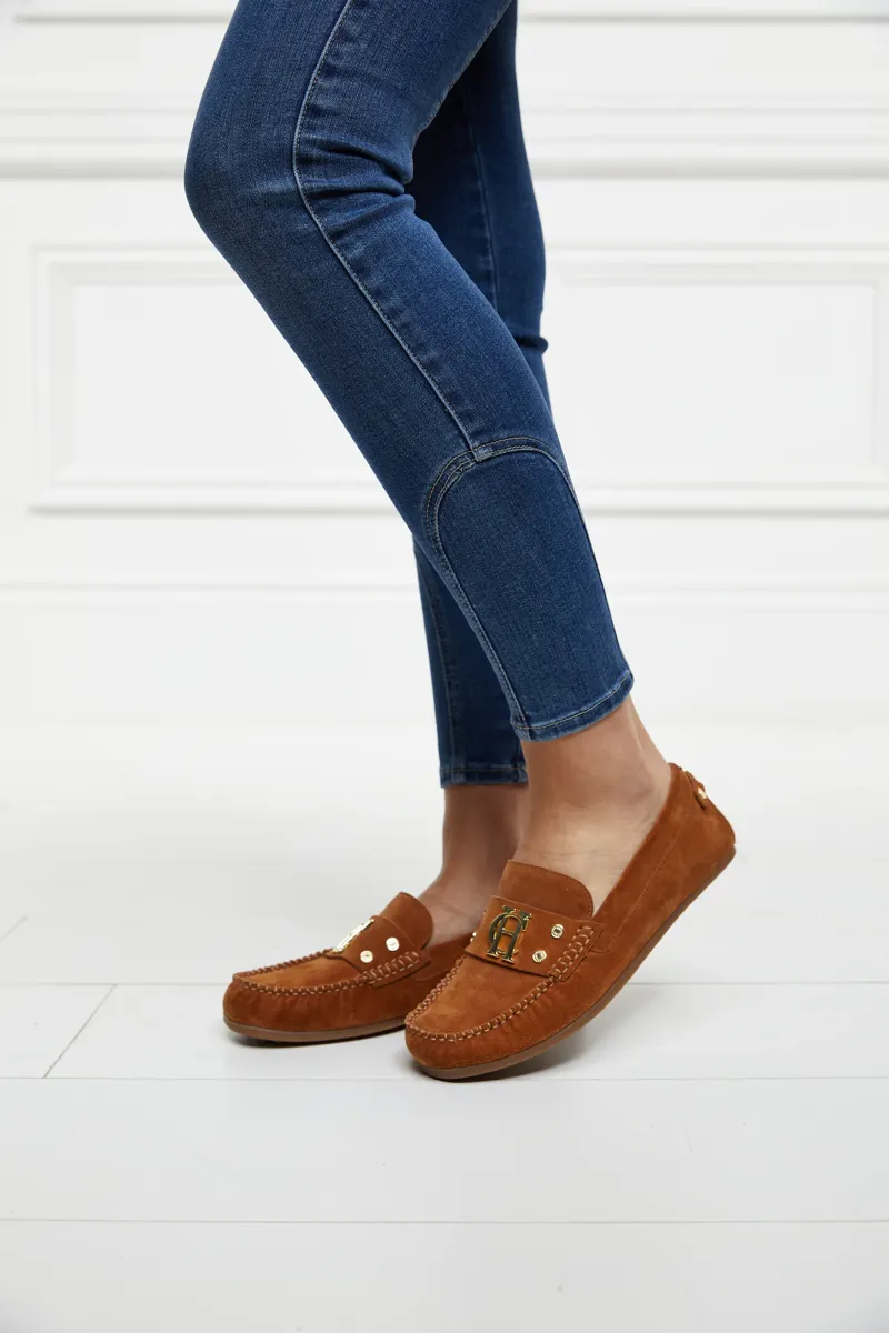 Holland Cooper Driving Loafer Tan-1